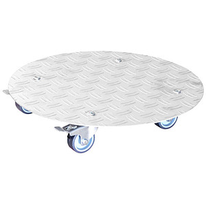 WAGNER® design yourself Pflanzenroller GH 7002 Metall silber rund 38,0 x 7,5 cm von WAGNER® design yourself