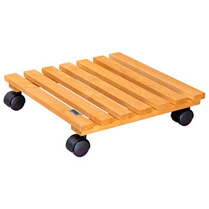 WAGNER® design yourself Pflanzenroller NATURE GH 0835 Holz hellbraun quadratisch 35,0 x 8,0 cm von WAGNER® design yourself