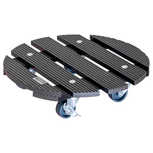 WAGNER® design yourself Pflanzenroller WPC GH 0525 Kunststoff anthrazit rund 29,0 x 7,5 cm von WAGNER® design yourself