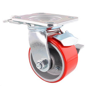 WAGNER® design yourself Schwerlast-Lenkrolle RO 0114 rot von WAGNER® design yourself