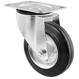 WAGNER® design yourself Transportgeräte-Lenkrolle RO 6184 silber von WAGNER® design yourself