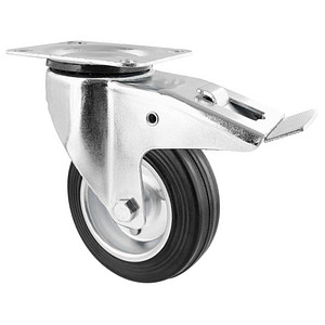 WAGNER® design yourself Transportgeräte-Lenkrolle RO 7104 silber von WAGNER® design yourself