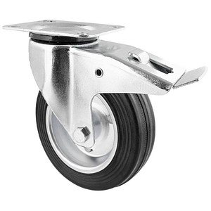 WAGNER® design yourself Transportgeräte-Lenkrolle RO 7124 silber von WAGNER® design yourself
