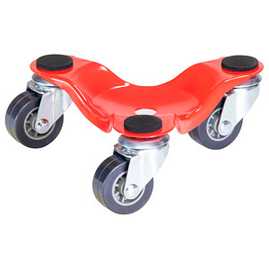 WAGNER® design yourself Transportroller MM 1193 rot 16,0 x 16,0 x 6,0 cm bis 60,0 kg von WAGNER® design yourself