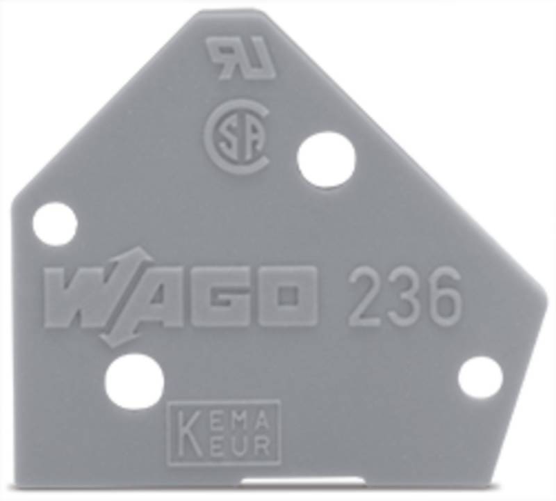 100 Stk. WAGO GmbH & Co. KG Abschlußplatte 236-100 von WAGO GmbH & Co. KG