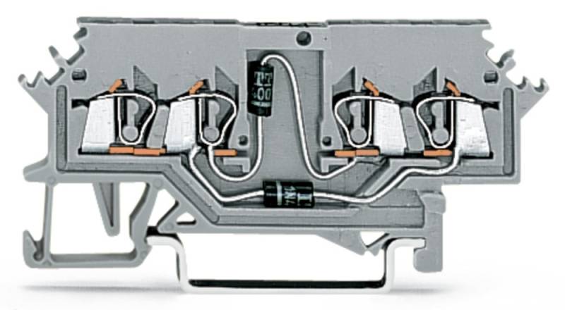 100 Stk. WAGO GmbH & Co. KG Doppeldiodenklemme 279-620/281-408 von WAGO GmbH & Co. KG