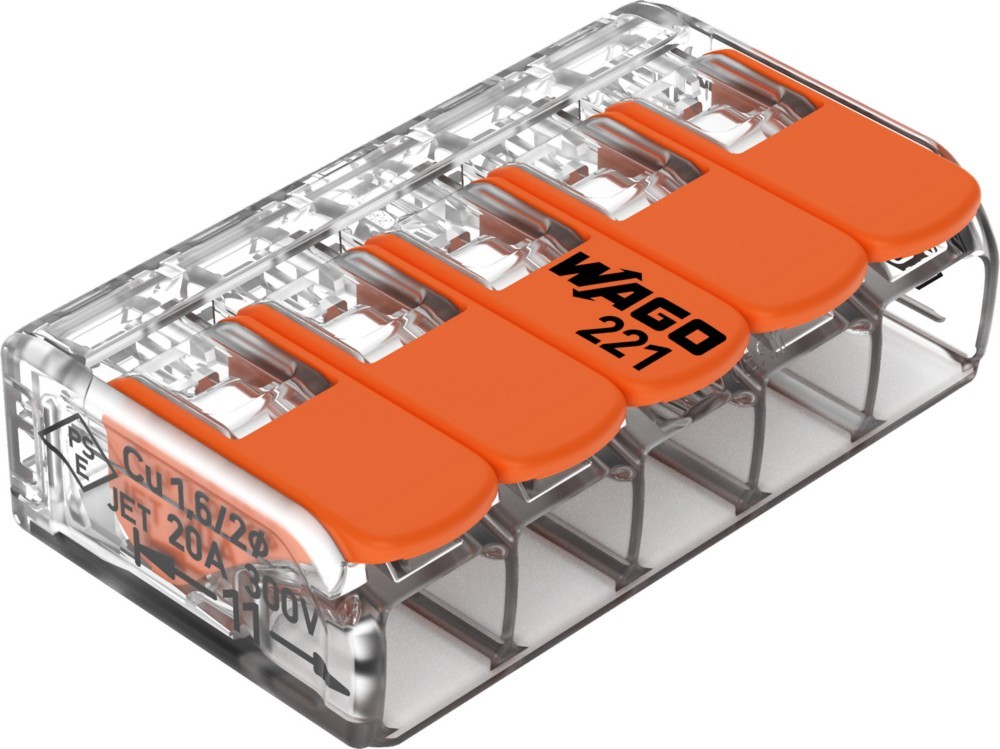 25 Stk. WAGO GmbH & Co. KG Compact-Verbindungsklemme 221-415 25 Stk. WAGO GmbH & Co. KG Compact-Verbindungsklemme 221-415 von WAGO GmbH & Co. KG