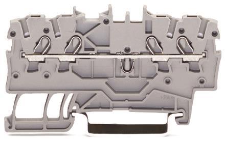 WAGO 2000-1405 4-Leiter-Durchgangsklemme ,1mm²,für Anwendungen Ex e II geeignet (Inhalt 100 Stück) von WAGO GmbH & Co. KG