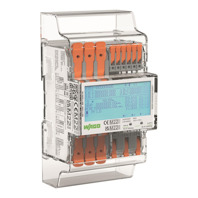 WAGO 879-3020 Energiezähler (MID),für Direktanschluss,65A von WAGO GmbH & Co. KG