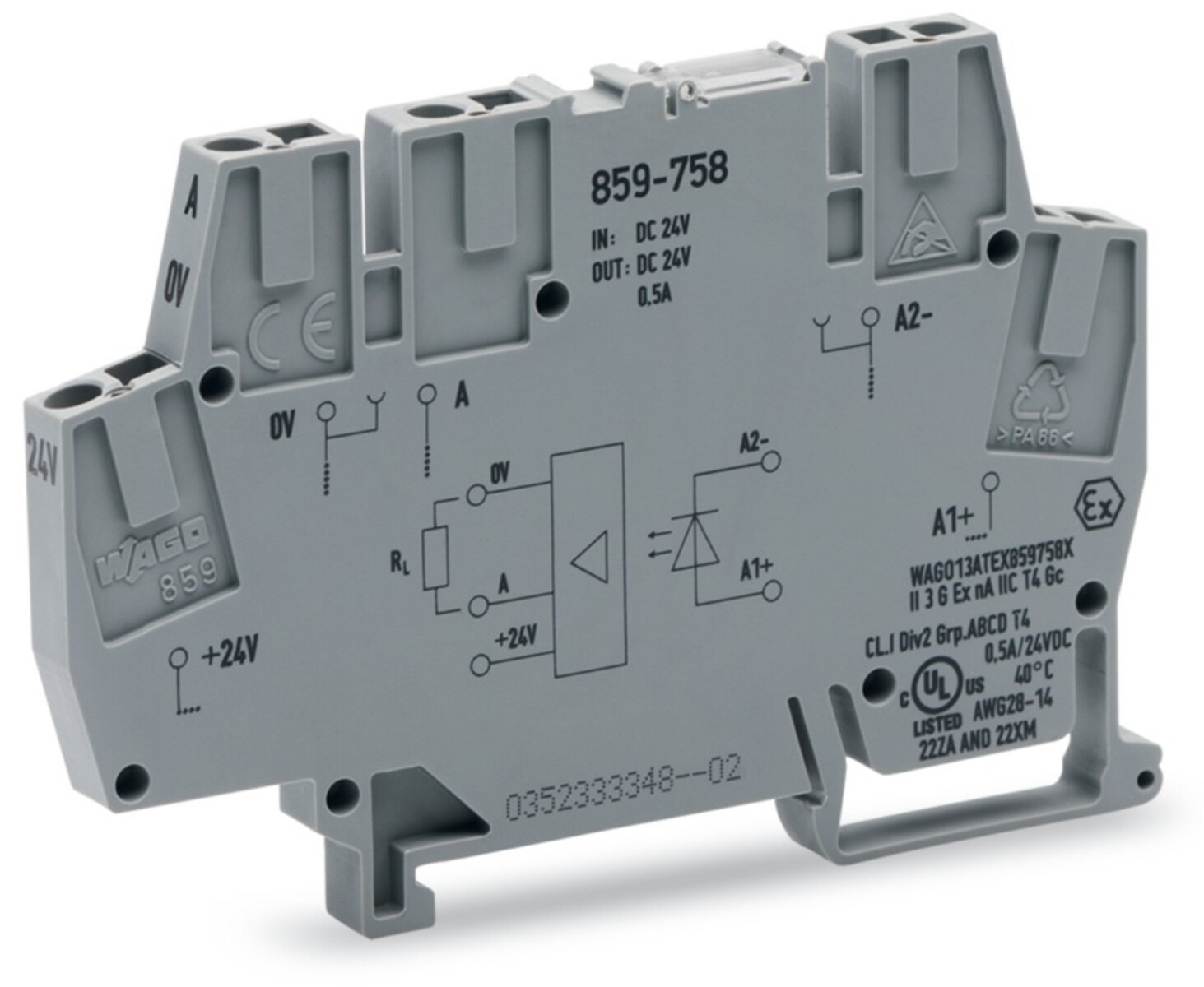 WAGO GmbH & Co. KG Optokoppler 859-758 WAGO GmbH & Co. KG Optokoppler 859-758 von WAGO GmbH & Co. KG