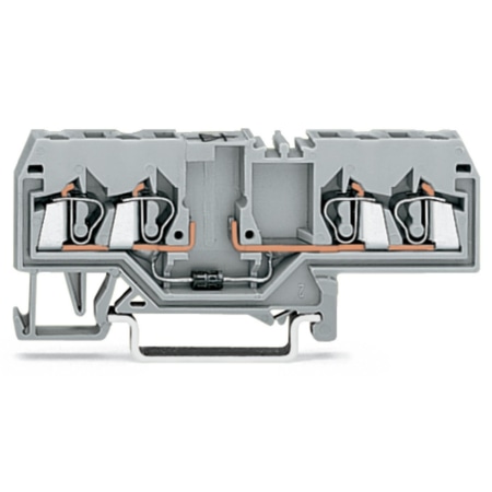 280-655/281-410  (100 Stück) - 4-Leiter-FV-Diodenklemme mit Diode, 280-655/281-410 von WAGO