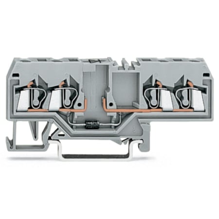 280-655/281-410  (100 Stück) - 4-Leiter-FV-Diodenklemme mit Diode, 280-655/281-410 von WAGO