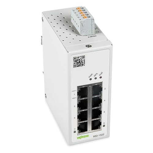 Industrial-Managed-Switch 8-Port 1000BA WAGO 852-1322 von WAGO