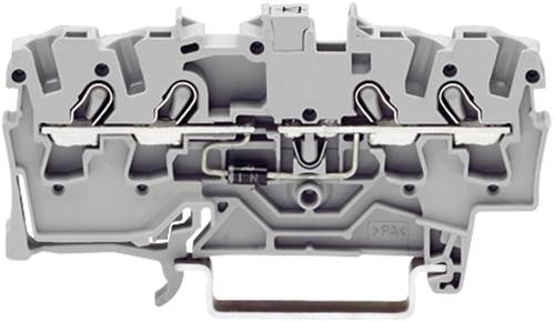 WAGO 2001-1411/1000-410 Diodenklemme 4.20mm Zugfeder Belegung: L Grau von WAGO