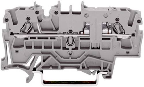 WAGO 2002-1601 Durchgangsklemme 5.20mm Zugfeder Belegung: L Grau von WAGO