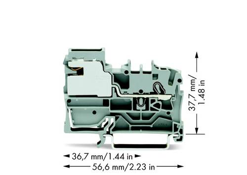 WAGO 2002-7111 Potenzialklemme 5.20mm Zugfeder Grau 50St. WAGO 2002-7111 Potenzialklemme 5.20mm Zugfeder Grau 50St. von WAGO