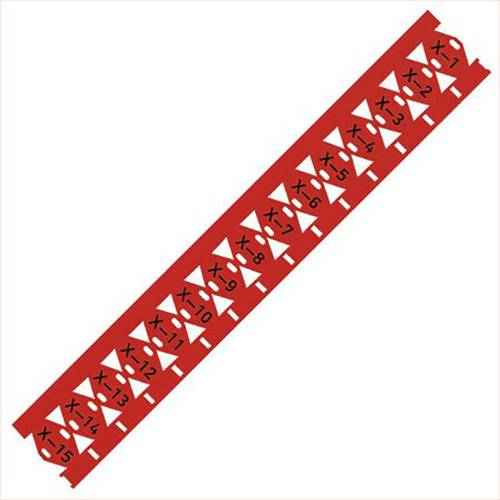 WAGO 211-835/000-005 211-835/000-005 Kabelmarkierungssystem Beschriftungsfläche: 25 x 10mm Rot Anza von WAGO