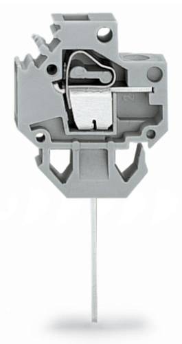 WAGO 226-102 Federkraftklemmblock 4.00mm² Polzahl (num) 1 Grau 150St. von WAGO