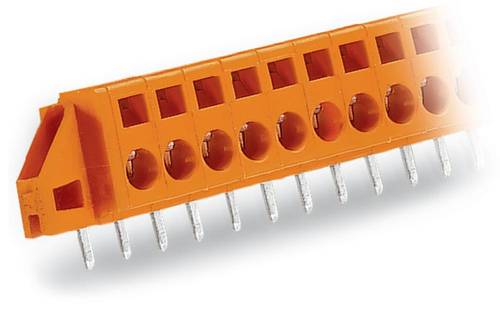 WAGO 231-637/017-000 Federkraftklemmblock 2.5mm² Polzahl (num) 7 Orange 50St. von WAGO