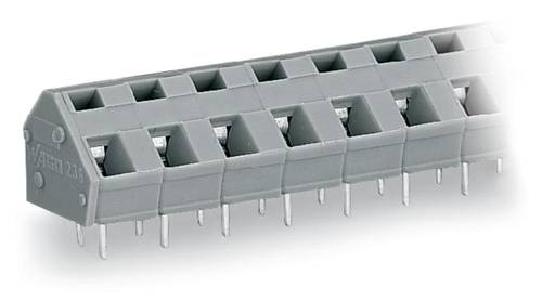 WAGO 236-502 Federkraftklemmblock 2.50mm² Polzahl (num) 2 Grau 280St. von WAGO