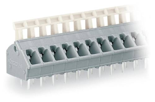 WAGO 256-404 Federkraftklemmblock 2.50mm² Polzahl (num) 4 Grau 200St. von WAGO