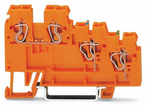WAGO 270-577 Aktorenklemme 5mm Zugfeder Orange 10St. von WAGO