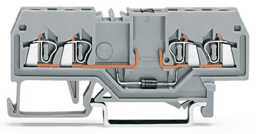 WAGO 279-815/281-410 Diodenklemme 4mm Zugfeder Belegung: L Grau 100St. WAGO 279-815/281-410 Diodenklemme 4mm Zugfeder Belegung: L Grau 100St. von WAGO