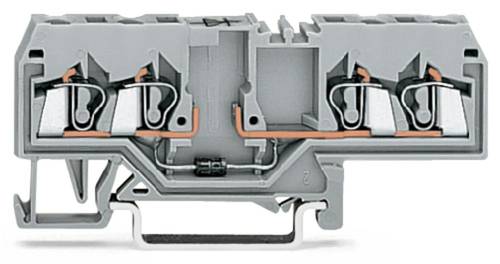 WAGO 280-655/281-410 Diodenklemme 5mm Zugfeder Belegung: L Grau 100St. von WAGO