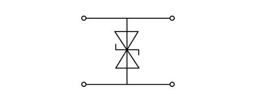 WAGO 280-944/281-593 Doppelstock-Diodenklemme 10mm Zugfeder Belegung: L Grau 50St. von WAGO