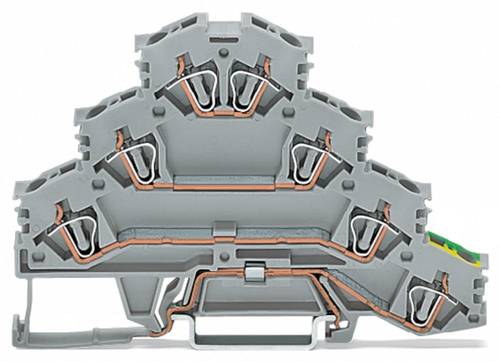 WAGO 281-530 Vierstock-Durchgangsklemme 6mm Zugfeder Belegung: L Grau 50St. WAGO 281-530 Vierstock-Durchgangsklemme 6mm Zugfeder Belegung: L Grau 50St. von WAGO