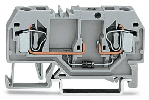 WAGO 281-915/281-401 Diodenklemme 6mm Zugfeder Belegung: L Grau 50St. von WAGO