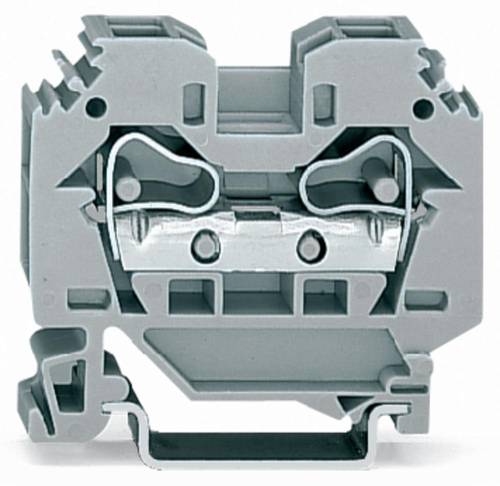 WAGO 284-101 Durchgangsklemme 10mm Zugfeder Belegung: L Grau 50St. von WAGO