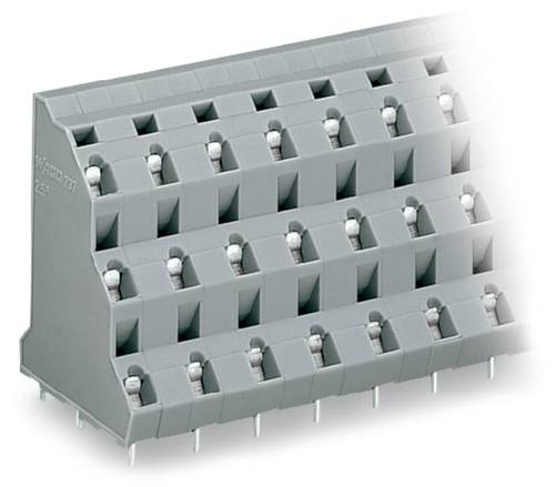WAGO 737-708 Dreistockklemme 2.50mm² Polzahl (num) 24 Grau 12St. von WAGO