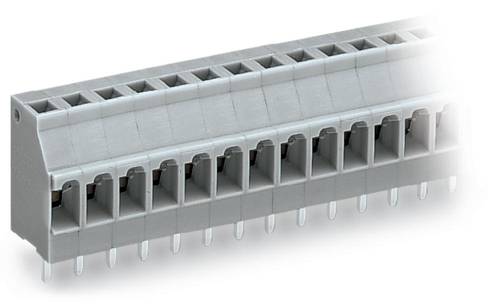 WAGO 740-102/000-021 Federkraftklemmblock 2.50mm² Polzahl (num) 2 Lichtgrau 460St. von WAGO