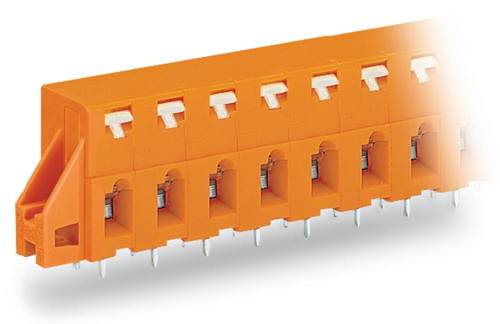 WAGO 741-423 Federkraftklemmblock 2.50mm² Polzahl (num) 3 Orange 140St. von WAGO