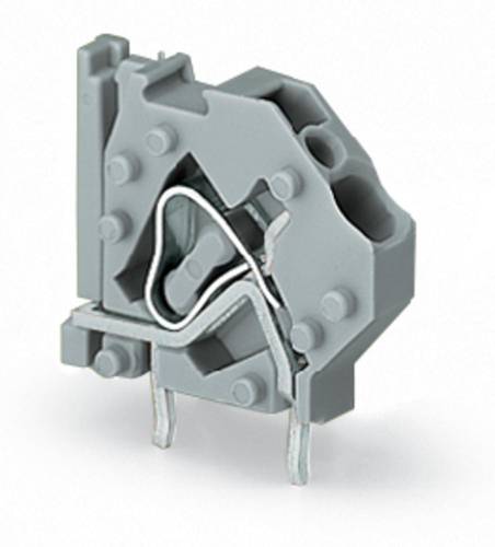 WAGO 745-801 Federkraftklemmblock 4.00mm² Polzahl (num) 1 Grau 200St. von WAGO