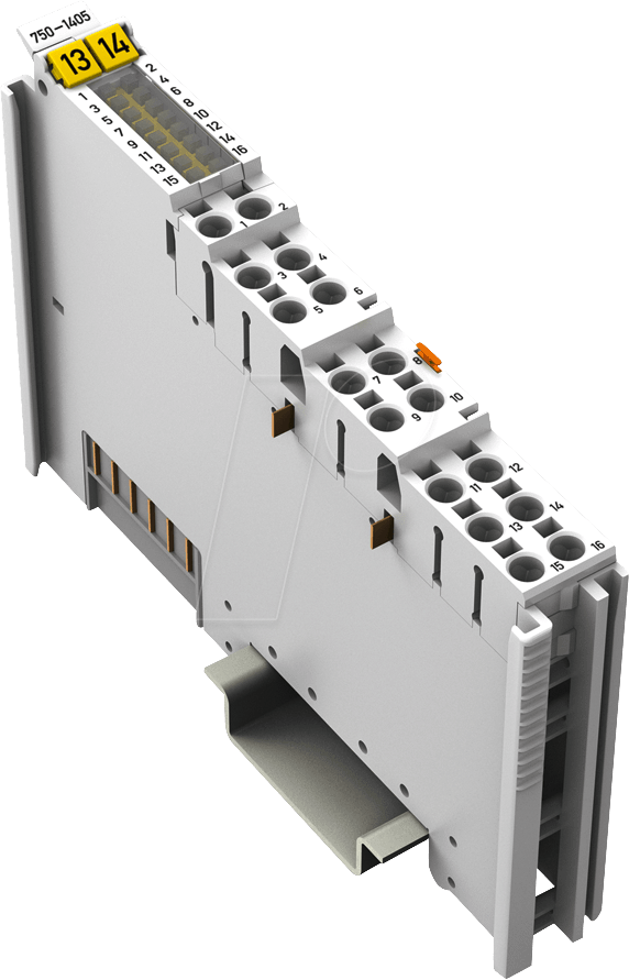 WAGO 750-1405 - 16-Kanal Digital Eingangsklemme DC 24 V pos. von WAGO