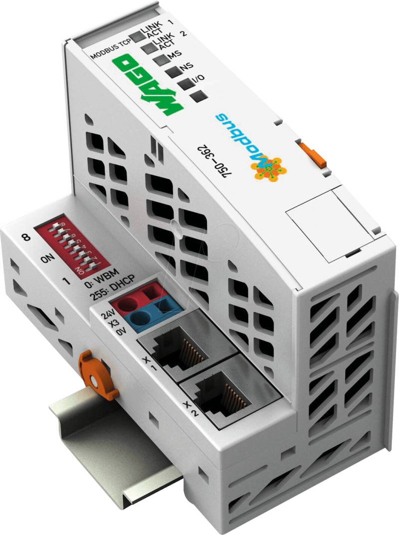 WAGO 750-362 - Feldbuskoppler Modbus TCP - 4. Generation von WAGO
