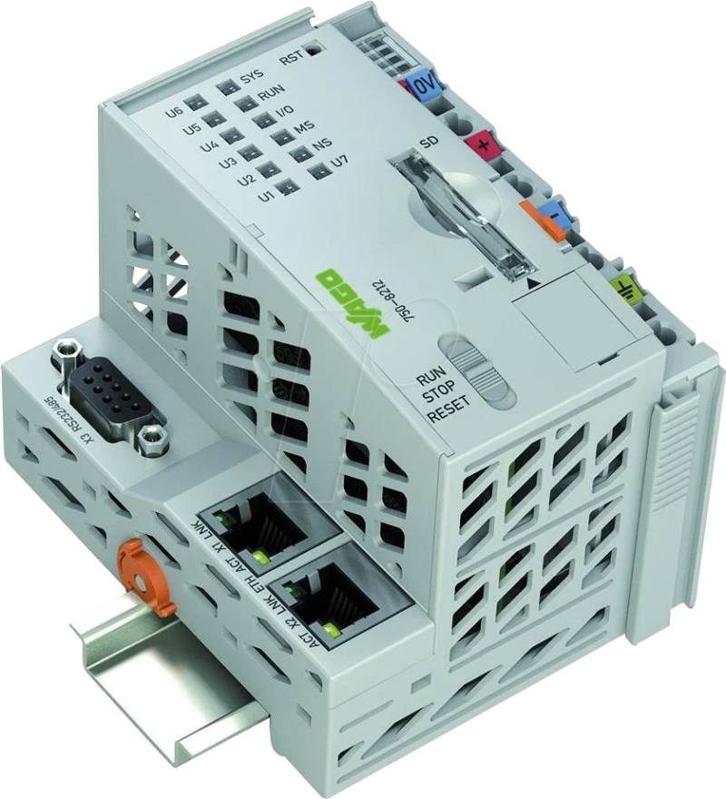 WAGO 750-8212/2 - Controller PFC200, 2x ETHERNET, RS-232/-485, erw. Temp, Fernwirk von WAGO
