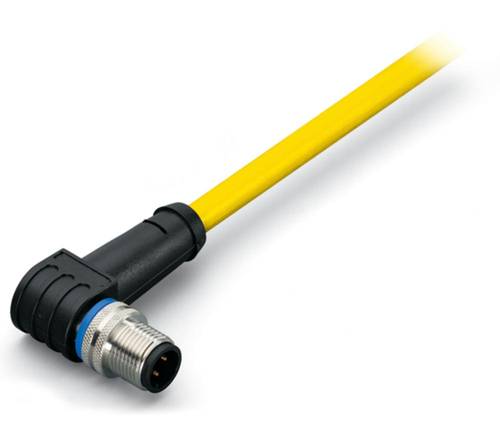 WAGO 756-1304/060-020 Sensor-/Aktor-Datensteckverbinder, konfektioniert M12 Stecker, gewinkelt 2.00m von WAGO