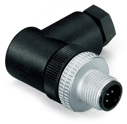 WAGO 756-9204/040-000 Sensor-/Aktor-Steckverbinder, unkonfektioniert M12 Stecker, gewinkelt Polzahl: von WAGO