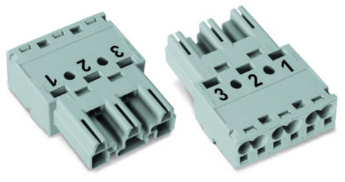 WAGO 770-273/073-000 Netz-Steckverbinder WINSTA MIDI Stecker, gerade Gesamtpolzahl: 3 25A Hellgrün von WAGO