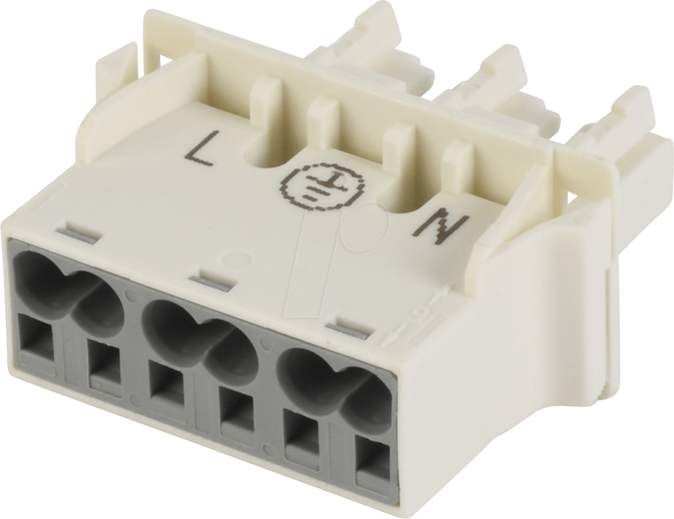 WAGO 770-723-009 - WINSTA® MIDI Buchse, 3-pol, mit überstehendem Steckgesicht von WAGO