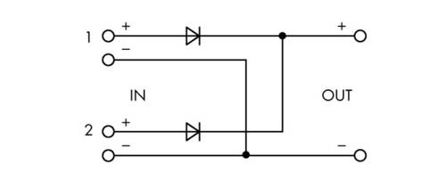 WAGO 787-886 Hutschienen-Redundanz-Modul (DIN-Rail) 40A von WAGO