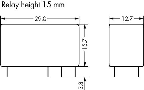 WAGO 788-152 Printrelais 12 V/DC 8A 2 Wechsler 20St. von WAGO