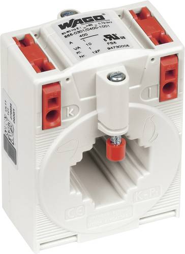 WAGO 855-305/400-1001 Primärstrom 400A Sekundärstrom 5A Leiterdurchführung Ø:26mm 1St. WAGO 855-305/400-1001 Primärstrom 400A Sekundärstrom 5A Leiterdurchführung Ø:26mm 1St. von WAGO