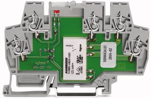 WAGO 859-306 Relaisklemme Nennspannung: 60 V/DC Schaltstrom (max.): 5A 1 Wechsler 1St. von WAGO