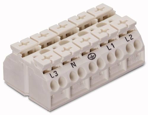WAGO 862-605 Geräteanschlussklemme Federklemme Weiß 200St. WAGO 862-605 Geräteanschlussklemme Federklemme Weiß 200St. von WAGO