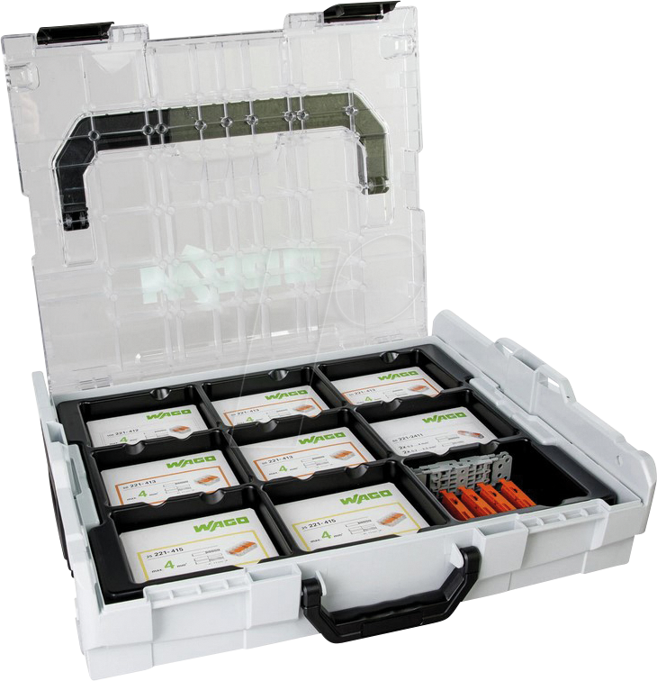 WAGO 887-934 - WAGO Klemmen-Sortimentsbox - L-BOXX® 102 - Serie 221 von WAGO