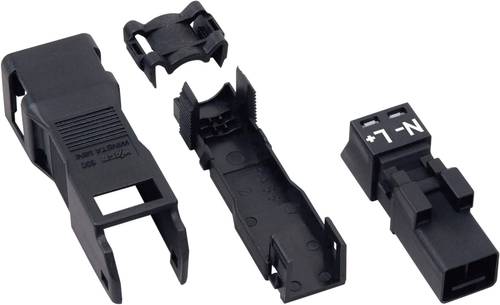 WAGO 890-112-1 Netz-Steckverbinder WINSTA MINI Stecker, gerade Gesamtpolzahl: 2 16A Schwarz 1St. von WAGO